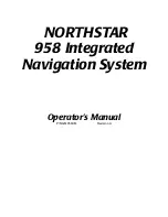 NorthStar 958 Operator'S Manual preview