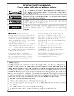 Preview for 2 page of NorthStar EXPLORER 457 Installation And Operation Manual