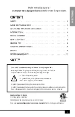 Preview for 4 page of Nostalgia Products Group EC7AQ User Manual