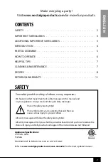 Preview for 4 page of Nostalgia FBS400RETRORED Instructions And Recipes Manual