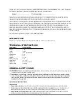 Preview for 2 page of Nothern Industrial tools 155305 Owner'S Manual