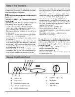 Preview for 2 page of Nouveau Kitchens DW101N User Manual