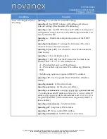 Preview for 40 page of NOVANEX Inova OnTime Installation And User Manual