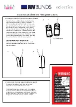 Preview for 2 page of NovaTec NV BLINDS eclectics Instructions