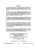 Preview for 16 page of Novatech 2910A Instruction Manual