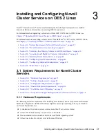 Preview for 27 page of Novell OPEN ENTERPRISE SERVER 2 SP 2 - CLUSTER SERVICES 1.8.7 FOR LINUX Manual