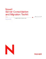 Novell Server Consolidation and Migration Toolkit 1.2 Administration Manual preview