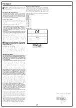 Preview for 29 page of Novellini IRIS dx 600/20 Installation, Use And Maintenance Manual