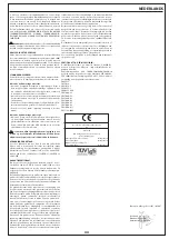 Preview for 44 page of Novellini IRIS dx 600/20 Installation, Use And Maintenance Manual