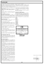 Preview for 54 page of Novellini IRIS dx 600/20 Installation, Use And Maintenance Manual