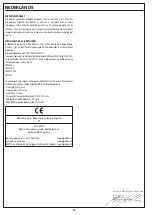 Preview for 67 page of Novellini Sense 7 Z2 Instructions For Installation, Use And Maintenance Manual