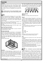 Preview for 77 page of Novellini Sense 7 Z2 Instructions For Installation, Use And Maintenance Manual