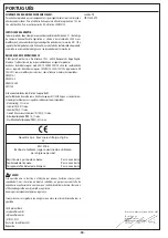 Preview for 88 page of Novellini Sense 7 Z2 Instructions For Installation, Use And Maintenance Manual