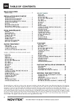 Preview for 2 page of Novitek EXCLUSIVE KIILO Installation And Operation Manual