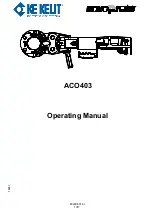 NovoPress ACO403 Operating Manual preview