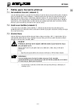 Preview for 121 page of NovoPress EFP203 Operating Manual