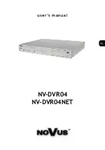 Preview for 3 page of Novus NV-DVR04 User Manual