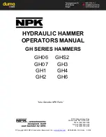 NPK GH06 Operator'S Manual preview