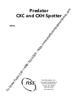 Preview for 10 page of NSS Predator CXC Information & Operating Instructions