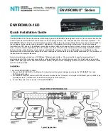 Preview for 1 page of NTI ENVIROMUX-16D Quick Installation Manual