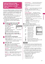 Preview for 79 page of NTT docomo FOMA SO706i Instruction Manual