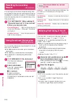 Preview for 312 page of NTT docomo FOMA SO706i Instruction Manual