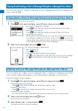 Preview for 74 page of NTT docomo FOMA SO905i 07.11 User Manual