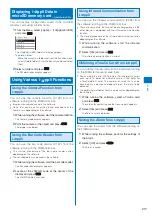 Preview for 219 page of NTT docomo FOMA SO905i 07.11 User Manual