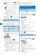 Preview for 240 page of NTT docomo FOMA SO905i 07.11 User Manual