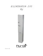 Nu-Air ELIMINATOR 200 Manual preview