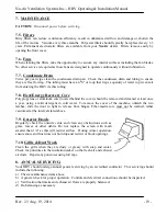 Preview for 20 page of Nu-Air WINDSOR SERIES Operating And Installation Instruction