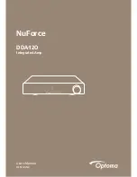 NuForce DDA-120 User Manual preview