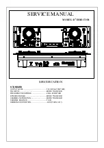 Numark D2 Director Service Manual preview