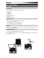 Preview for 2 page of Numark PT-01 User Manual