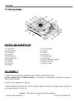 Preview for 4 page of Numark TT1700 Owner'S Manual