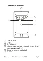 Preview for 14 page of Num'axes NGPIEACC033 User Manual