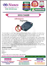 Preview for 1 page of Nunes Instruments Dogchaser Manual