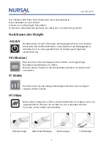 Preview for 9 page of NURSAL MD-80165DV Operation Instructions Manual