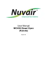 Nuvair Coltri MCH 36 Electric User Manual preview