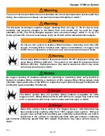 Preview for 24 page of Nuvair Voyager IV User And Maintenance Manual