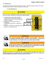 Preview for 28 page of Nuvair Voyager IV User And Maintenance Manual