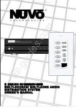 Nuvo E Series Owner'S Manual preview