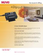 Preview for 1 page of Nuvo Net Adapter Brochure