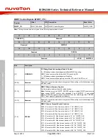 Preview for 540 page of Nuvoton ISD94100 Series Technical Reference Manual