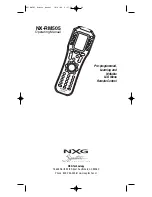 Preview for 80 page of Nxg NX-RM505 Operating Manual