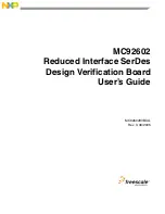 NXP Semiconductors MC92602 User Manual preview