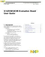 NXP Semiconductors S12ZVM12EVB User Manual preview