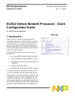 Preview for 1 page of NXP Semiconductors S32G2 Configuration Manual