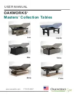 OAKWORKS Spa Masters Icon User Manual preview