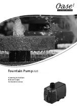 Oase 320 Operating Instructions Manual preview